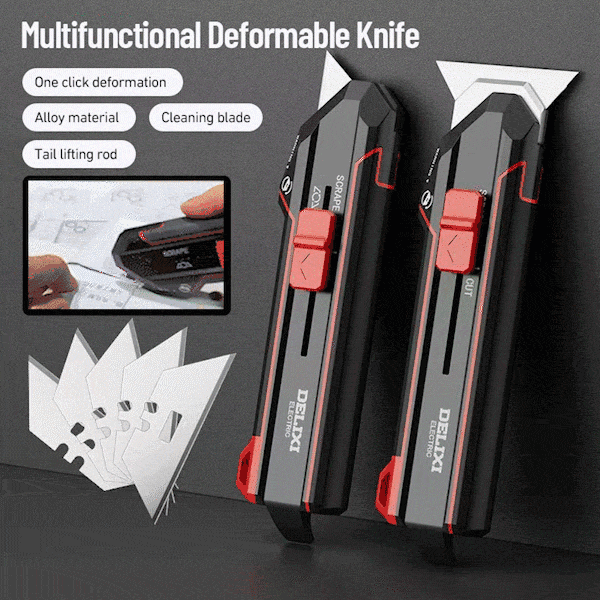 3-in-1 Heavy-Duty Utility Knife & Scraper