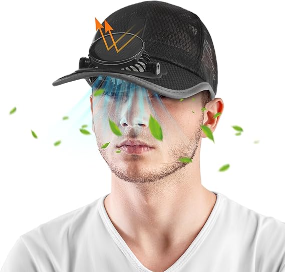 2025 New Ultralight UV Protection Baseball Cap with Solar Fan