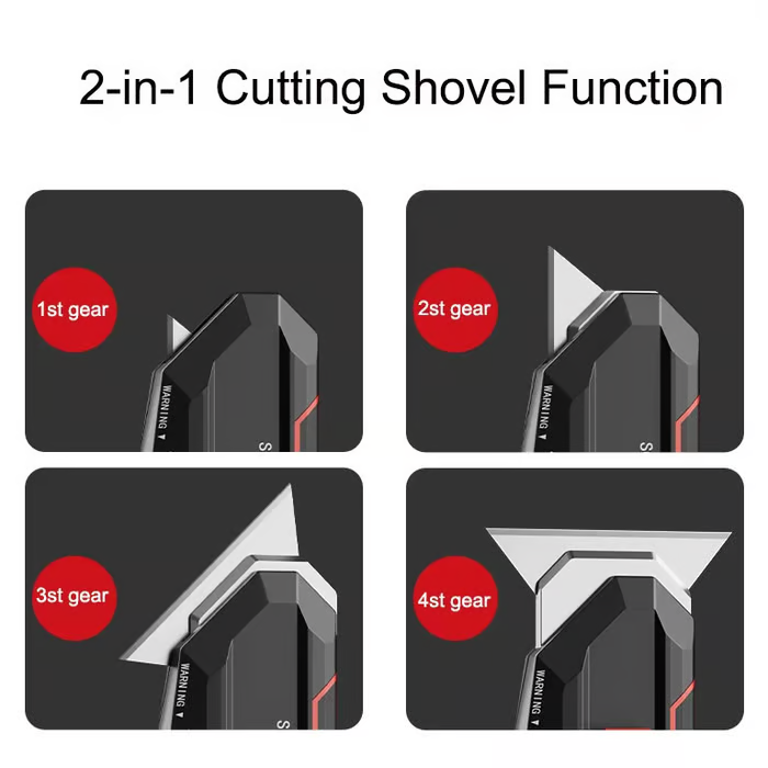 3-in-1 Heavy-Duty Utility Knife & Scraper