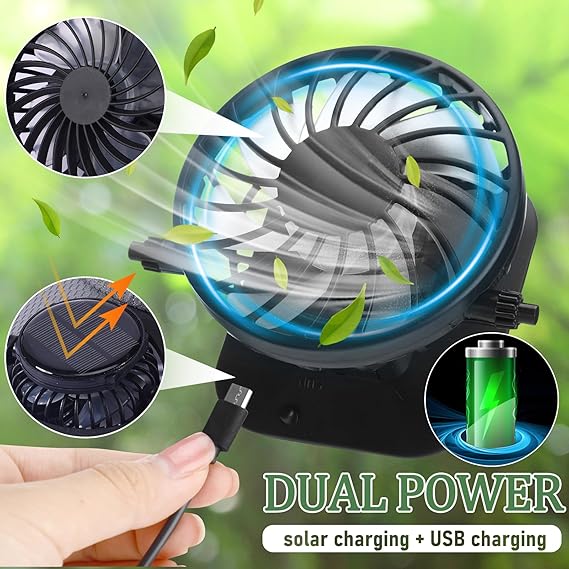 2025 New Ultralight UV Protection Baseball Cap with Solar Fan