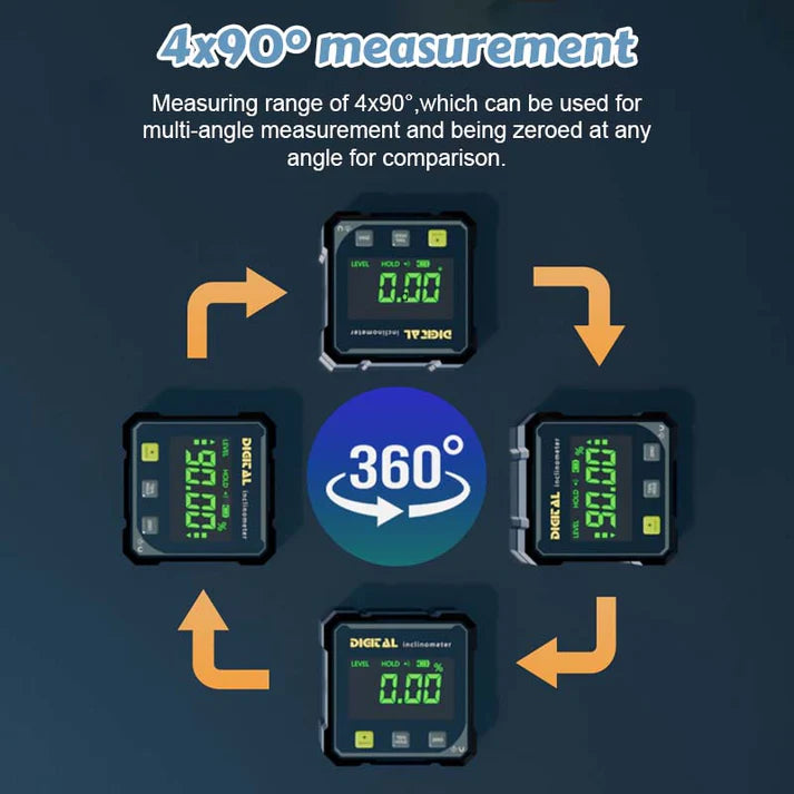 Electronic Digital Level Angle Finder Measuring Tool