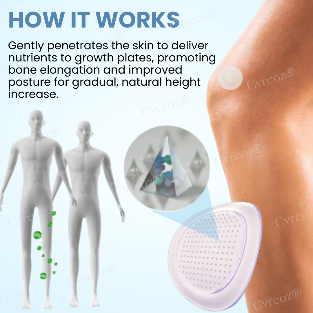 Cvreoz® HeightBoost MicroPin Growth & Stretch Patch (𝟟𝟘% 𝕆𝔽𝔽 𝗘𝗡𝗗𝗦 𝗜𝗡 𝟭𝟬 𝗠𝗜𝗡𝗨𝗧𝗘𝗦)