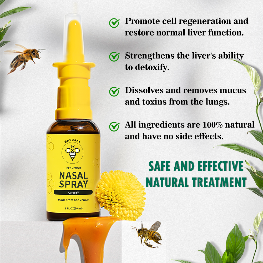 👩⚕️ CvreozTM Bee venom Nasal Spray (❤️ Suitable for all people, even those who are allergic to bees.) Pulmonary/Hepatic Specialized Care
