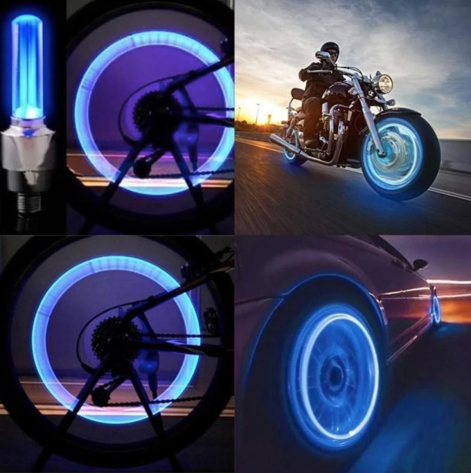 Universal Car/Bike LED Wheel Light【A set of four,Suitable for any car, motorcycle, bicycle】