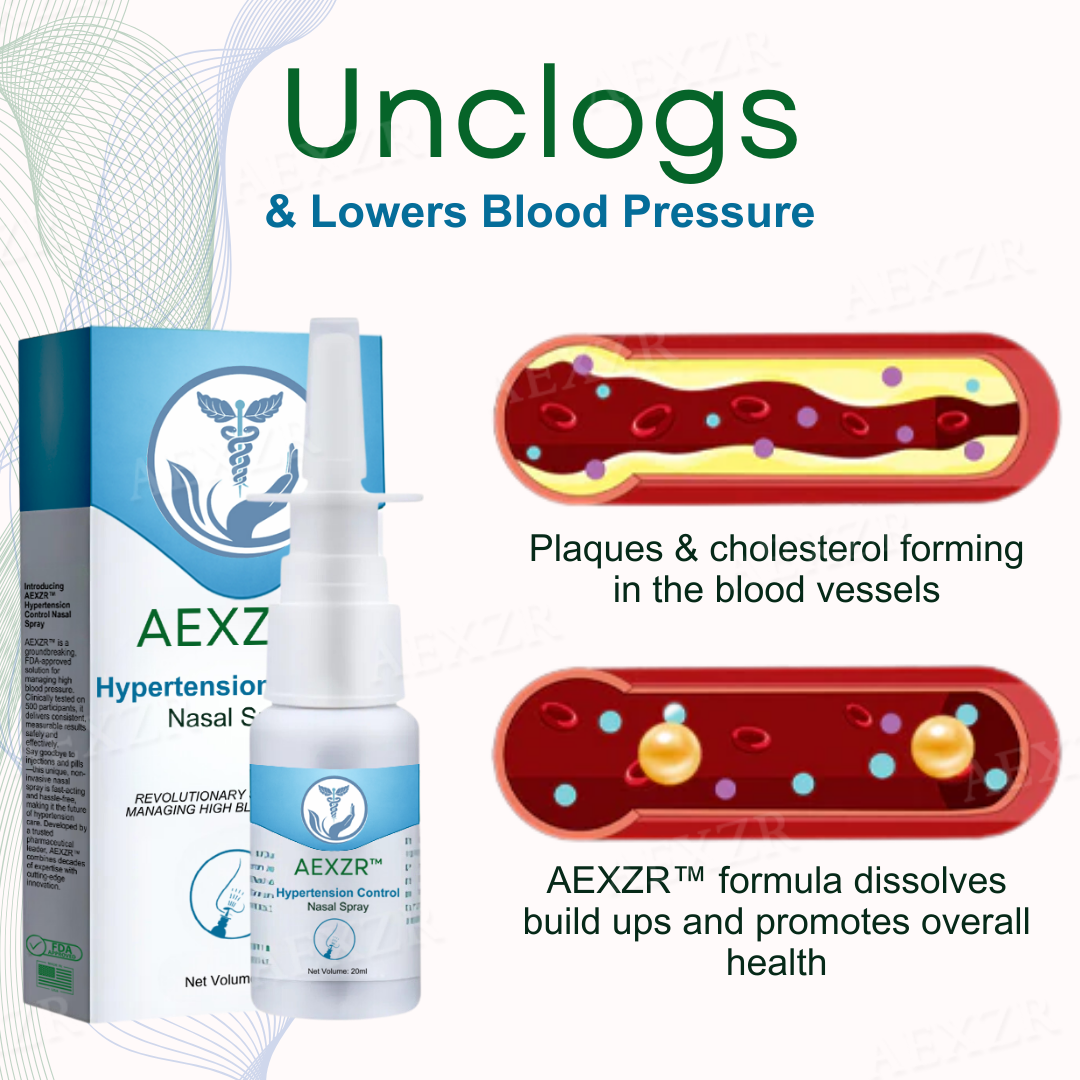 AEXZR™ Hypertension Control Nasal Spray - A Breakthrough in Hypertension Management!👩‍⚕️