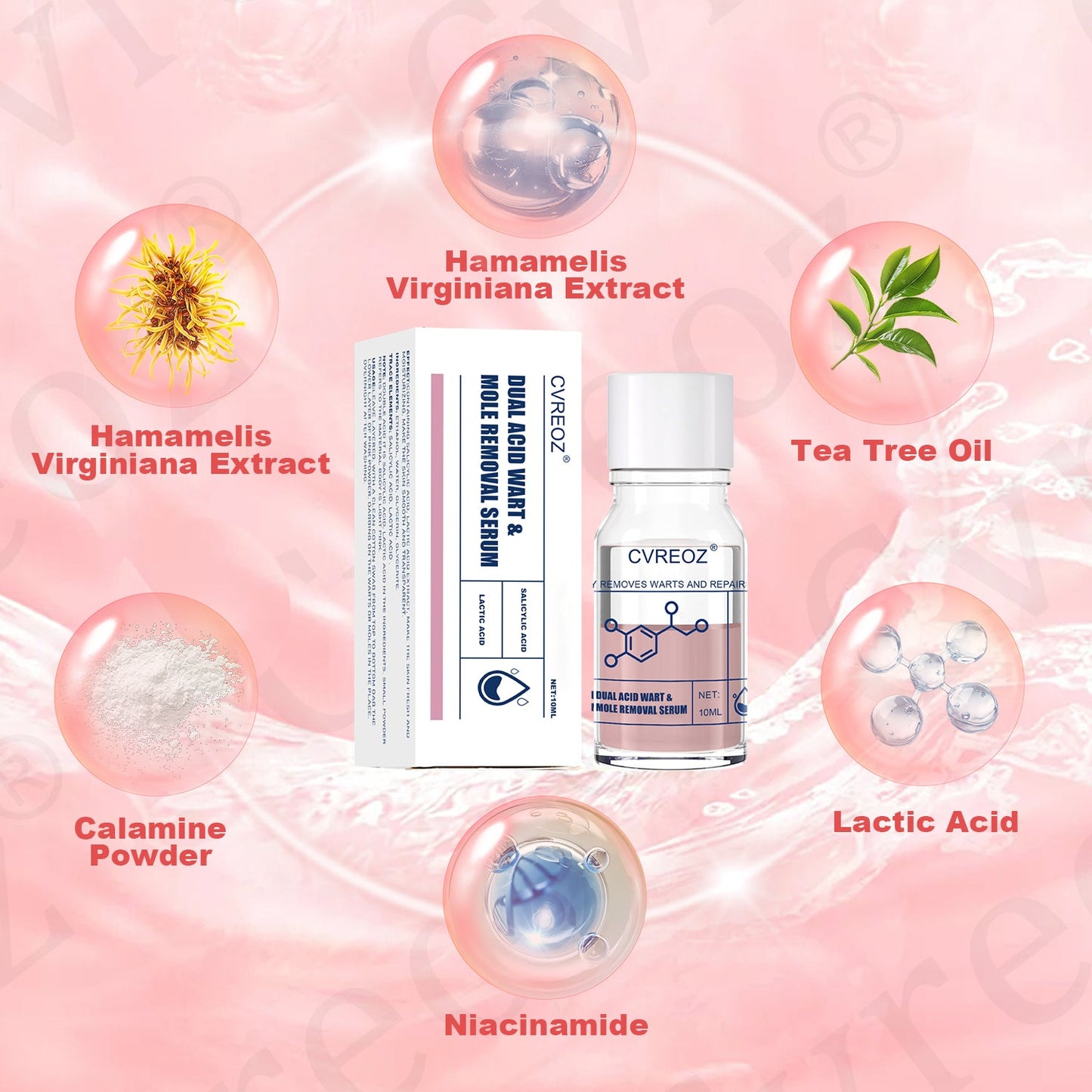 Cvreoz® Dual Acid Wart & Mole Removal Serum