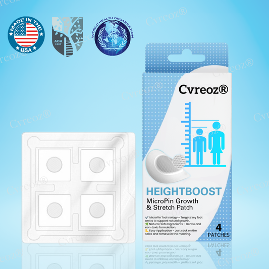 Cvreoz® HeightBoost MicroPin Growth & Stretch Patch (𝟟𝟘% 𝕆𝔽𝔽 𝗘𝗡𝗗𝗦 𝗜𝗡 𝟭𝟬 𝗠𝗜𝗡𝗨𝗧𝗘𝗦)