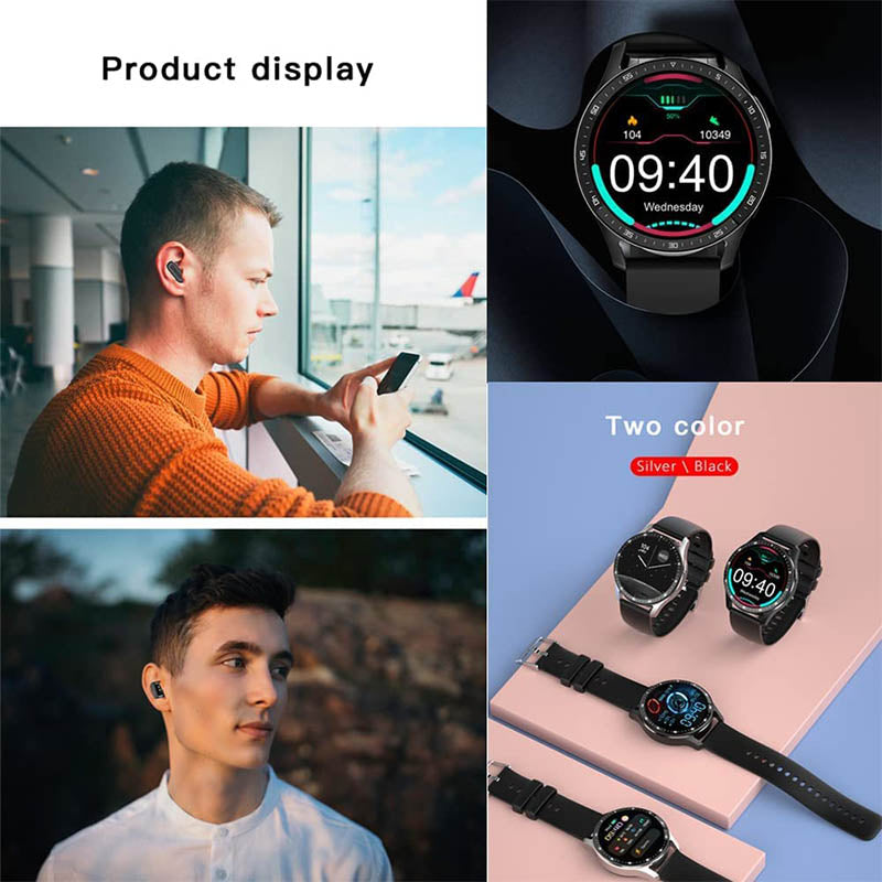 2-in-1 Smartwatch & Earbuds ⌚🎧 | TWS Bluetooth |Cash On Delivery | IP67 Waterproof