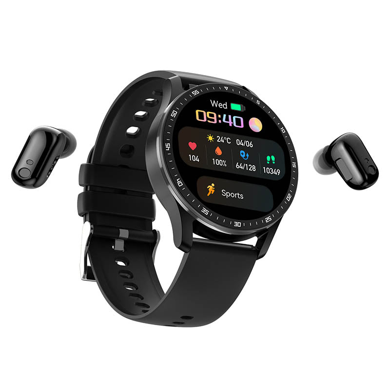 2-in-1 Smartwatch & Earbuds ⌚🎧 | TWS Bluetooth |Cash On Delivery | IP67 Waterproof