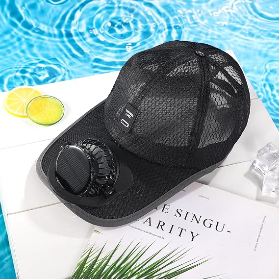 2025 New Ultralight UV Protection Baseball Cap with Solar Fan