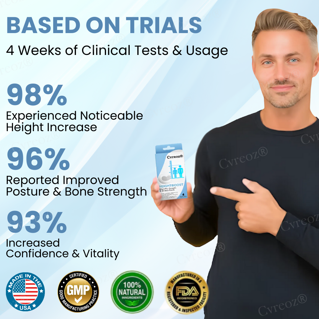 Cvreoz® HeightBoost MicroPin Growth & Stretch Patch (𝟟𝟘% 𝕆𝔽𝔽 𝗘𝗡𝗗𝗦 𝗜𝗡 𝟭𝟬 𝗠𝗜𝗡𝗨𝗧𝗘𝗦)