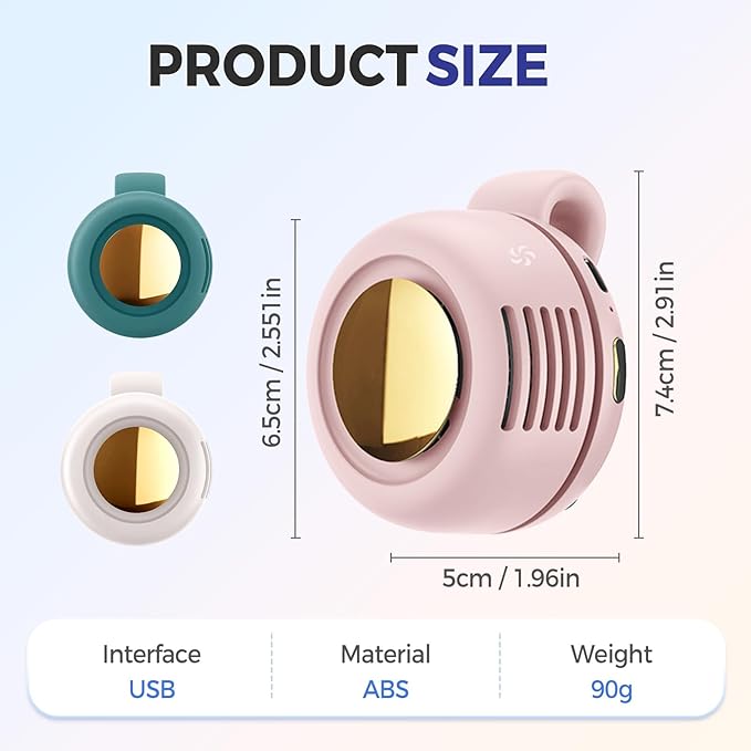 🔥-Portable Silent Mini Bladeless Electric Fan