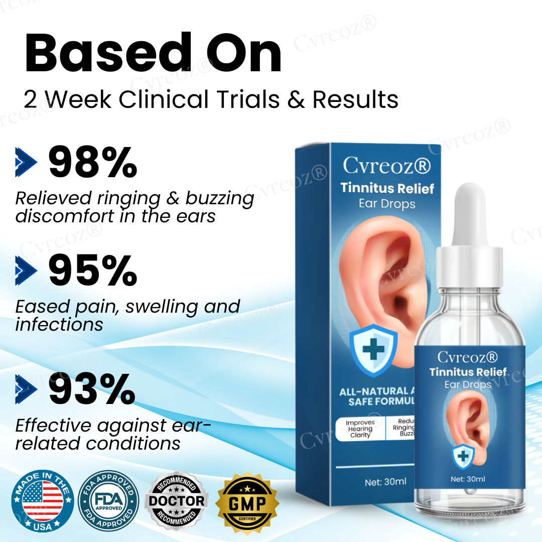 Cvreoz® Tinnitus Relief 🎉🎉 Ear Drops