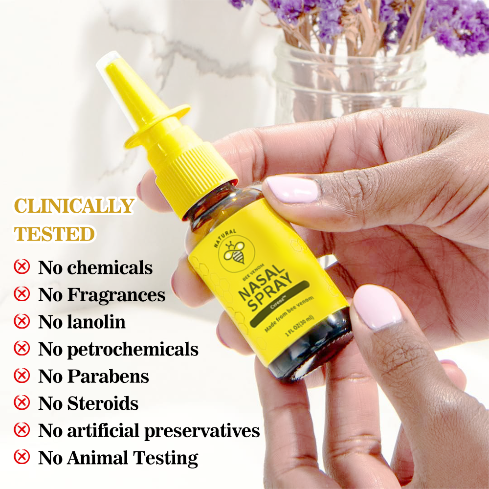 👩‍⚕️ CvreozTM Bee venom Nasal Spray (❤️ Suitable for all people, even those who are allergic to bees.)  Pulmonary/Hepatic Specialized Care