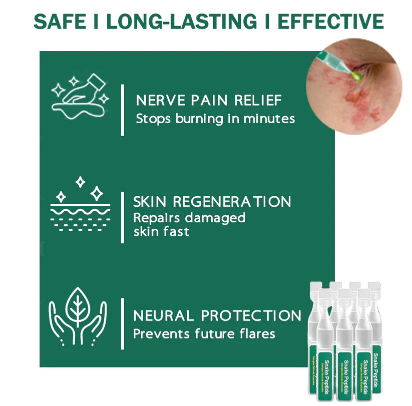 Cvreoz®Snake Peptide Shingles Skincare Ampoules