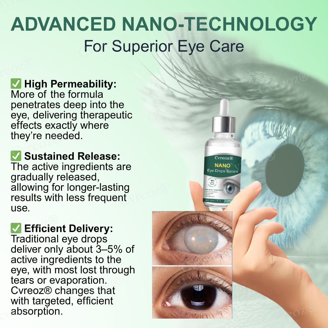 Cvreoz® Nano Eye Drops Serum for Presbyopia and Myopia (8️⃣0️⃣% 🇴🇫🇫 𝔼𝕟𝕕𝕤 𝕚𝕟 1️⃣0️⃣ 𝕞𝕚𝕟𝕦𝕥𝕖𝕤❗)