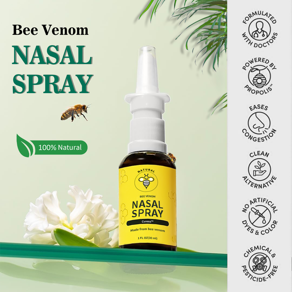 👩‍⚕️ CvreozTM Bee venom Nasal Spray (❤️ Suitable for all people, even those who are allergic to bees.)  Pulmonary/Hepatic Specialized Care