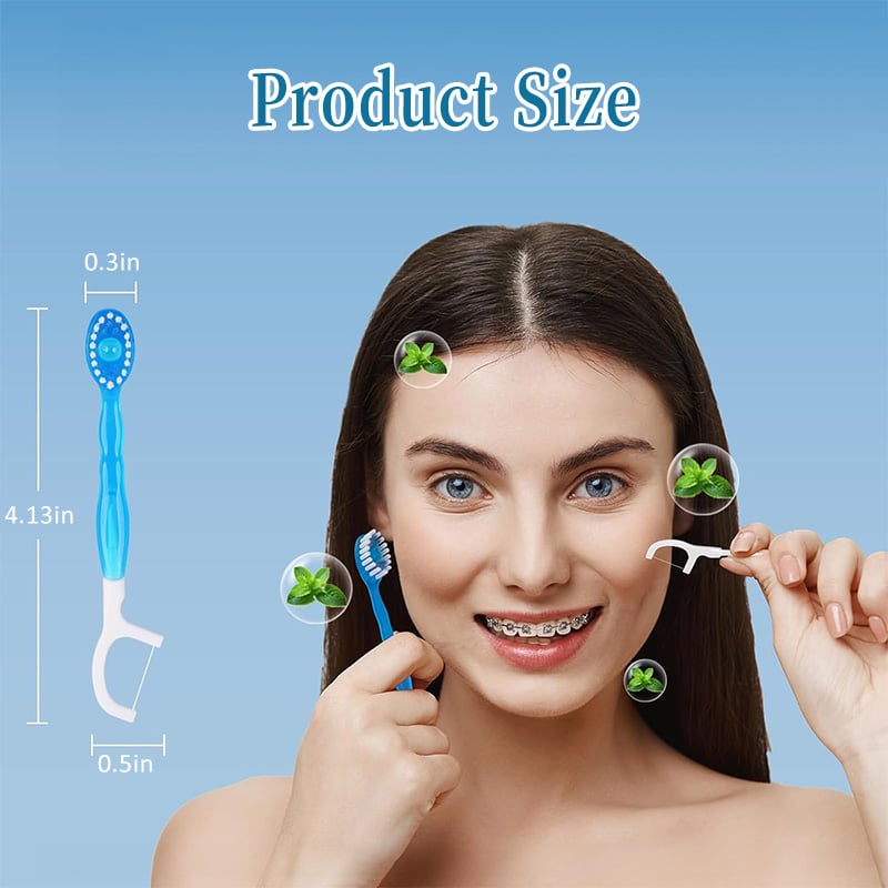 🔥2025 Hot Sale🎁Mini Toothbrush 5-in-1 Tool