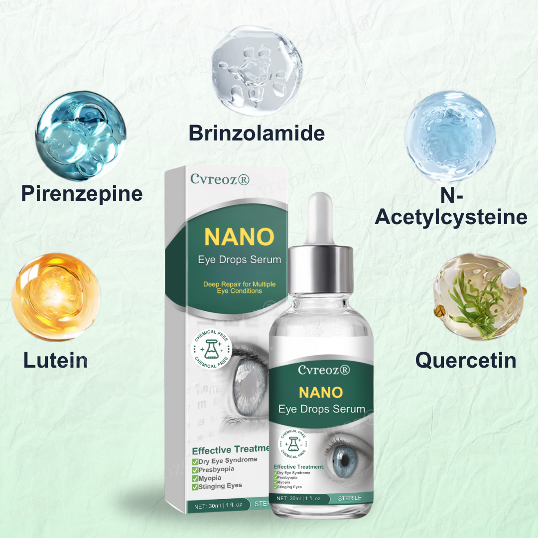Cvreoz® Nano Eye Drops Serum for Presbyopia and Myopia (8️⃣0️⃣% 🇴🇫🇫 𝔼𝕟𝕕𝕤 𝕚𝕟 1️⃣0️⃣ 𝕞𝕚𝕟𝕦𝕥𝕖𝕤❗)