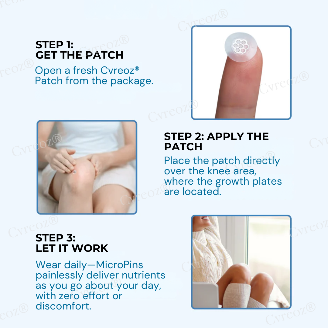Cvreoz® HeightBoost MicroPin Growth & Stretch Patch (𝟟𝟘% 𝕆𝔽𝔽 𝗘𝗡𝗗𝗦 𝗜𝗡 𝟭𝟬 𝗠𝗜𝗡𝗨𝗧𝗘𝗦)