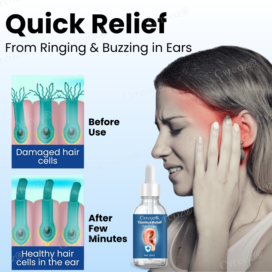Cvreoz® Tinnitus Relief 🎉🎉 Ear Drops