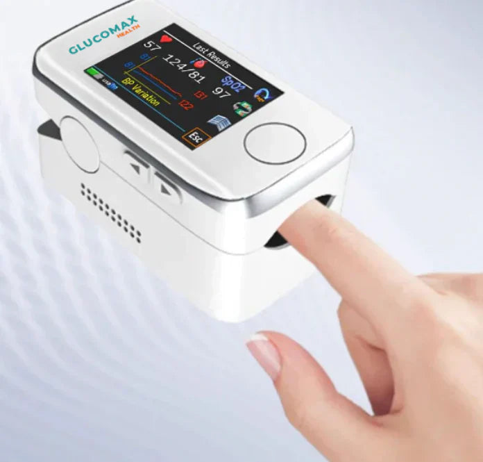 GlucoMax MULTI-USE Non-Invasive Laser Meter + Exclusive Gifts [99.9% ACCURACY]