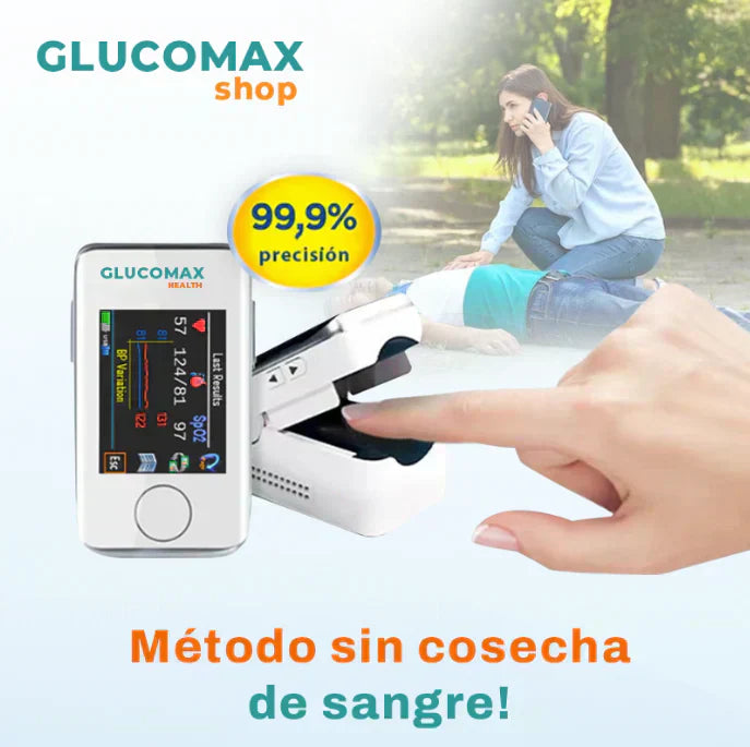 GlucoMax MULTI-USE Non-Invasive Laser Meter + Exclusive Gifts [99.9% ACCURACY]