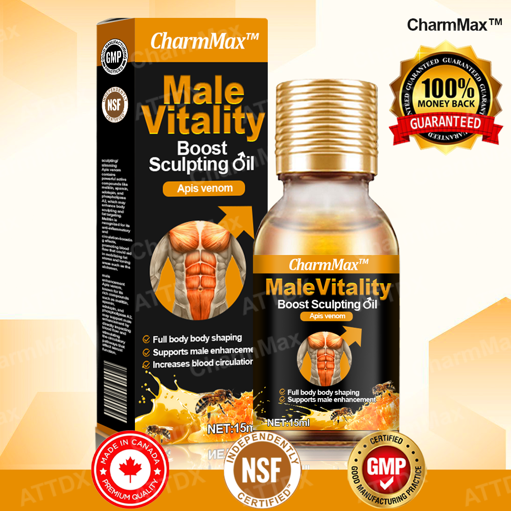 CharmMax™ MaleVitality Boost Sculpting Oil