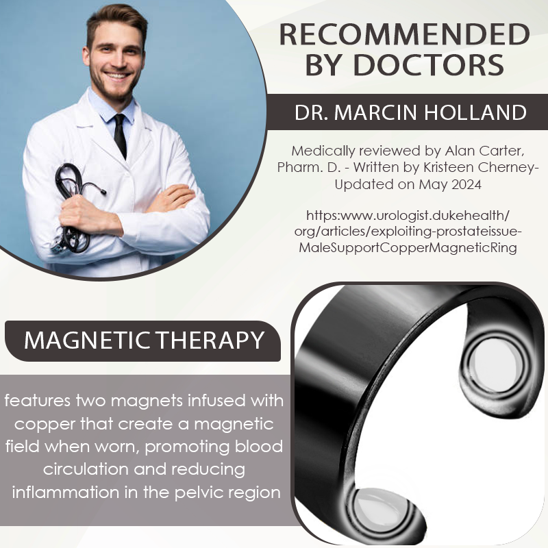 ProstaEase™ Male Support Copper Magnetic Ring