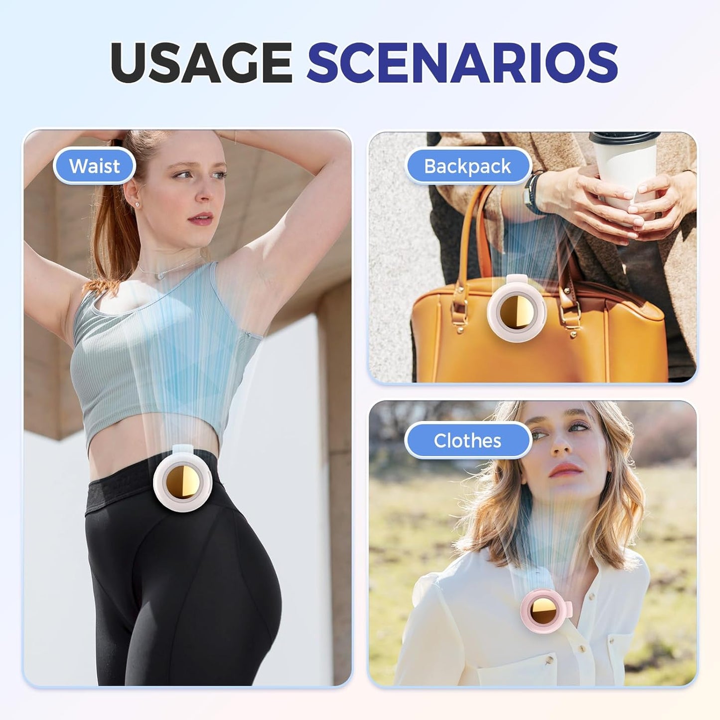 🔥-Portable Silent Mini Bladeless Electric Fan