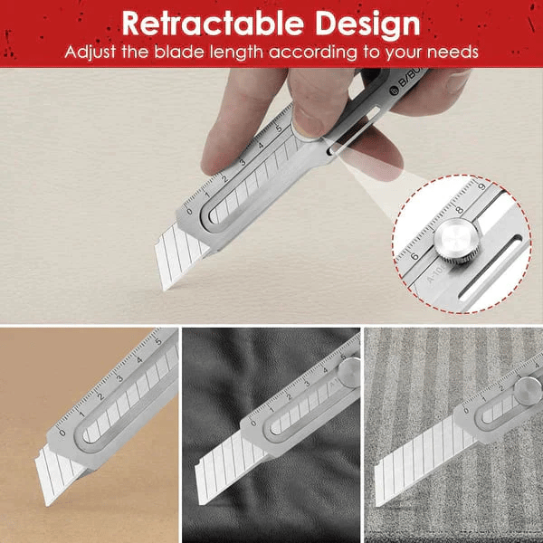 🔥HOT SALE🔥6 in 1 Multifunction Stainless Steel Utility Knife with ten blades