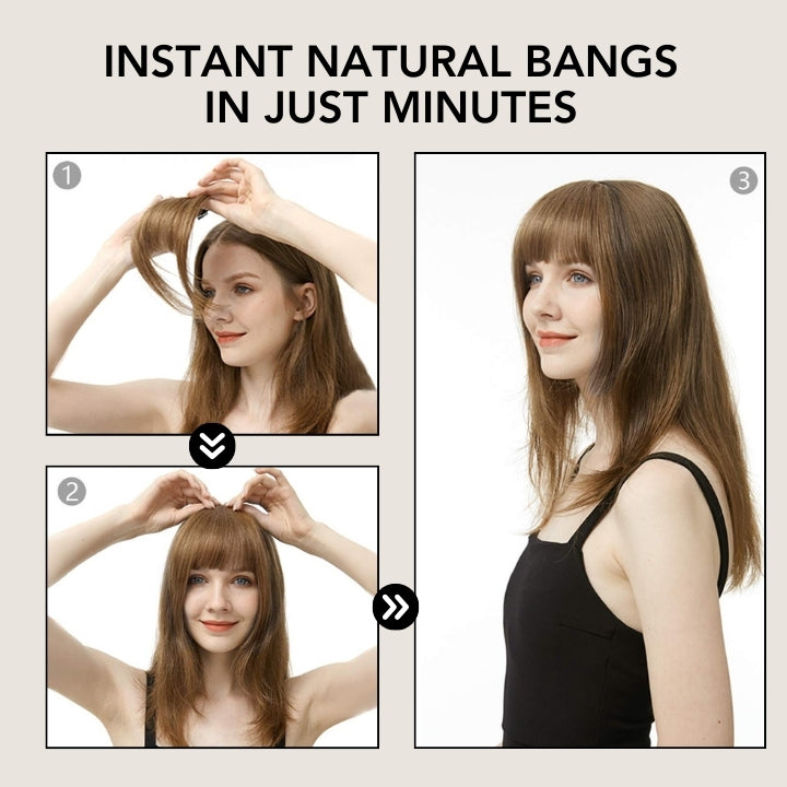 Fivfivgo™ Clip-In Bangs