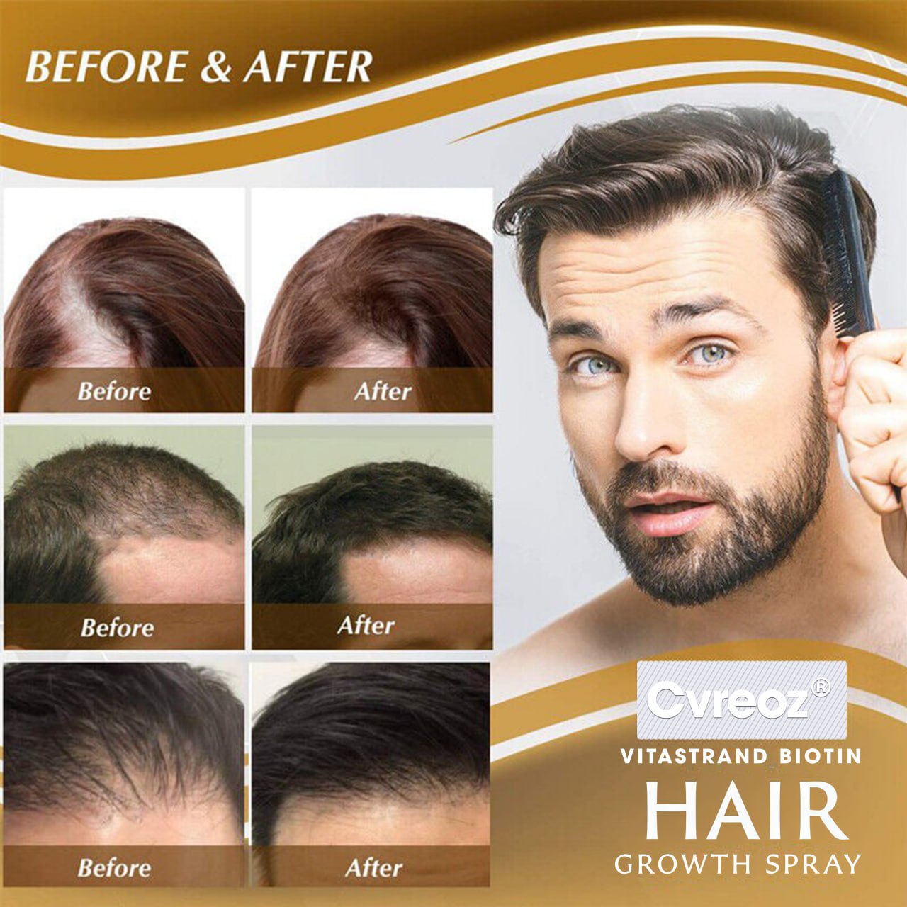 🔥 Grow Your Glow: 60% OFF 🔥 Cvreoz® Biotin Hair Essential Oil!
