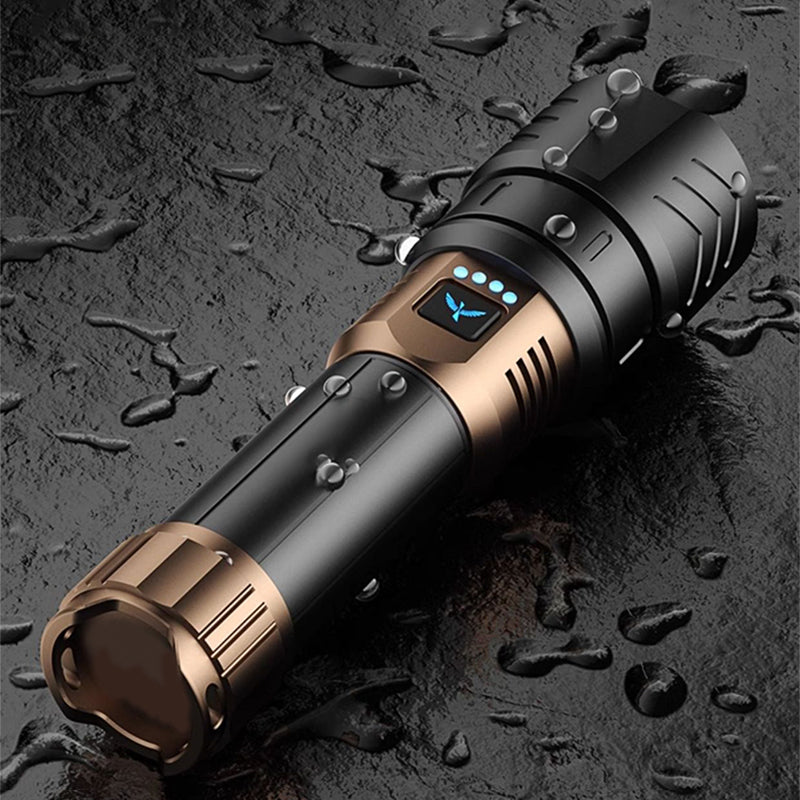 High Brightness and Long-Distance Illumination LED Flashlight