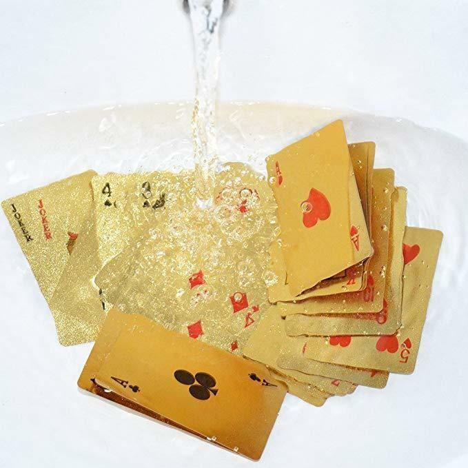 🔥 Luxury 24K Gold Foil Poker Playing Cards🔥