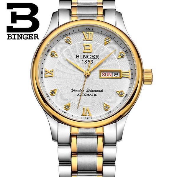 Binger Genuine Luxury Switzerland Quartz Watch